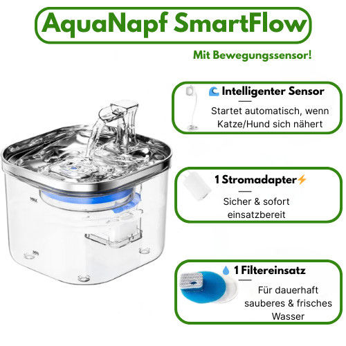 AquaNapf™ | Für mehr gemeinsame Jahre mit deinem Liebling