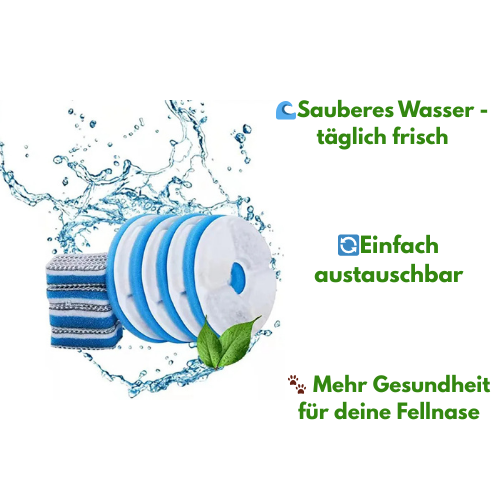 AquaNapf™ | Ersatzfilter-Set – Für dauerhaft sauberes Wasser